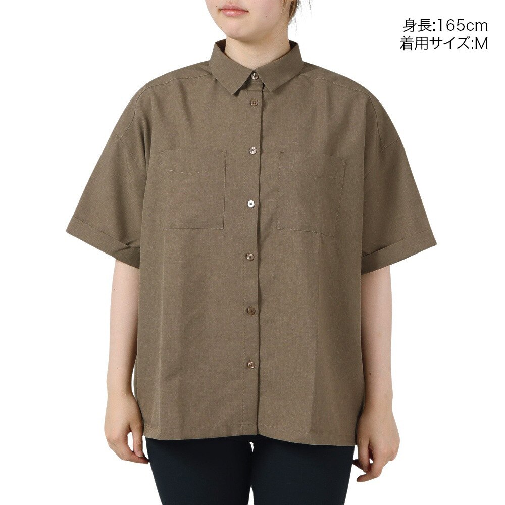 エルケクス（ELKEX）（レディース）ECO DRY シャツ EKL2S14150 BRN