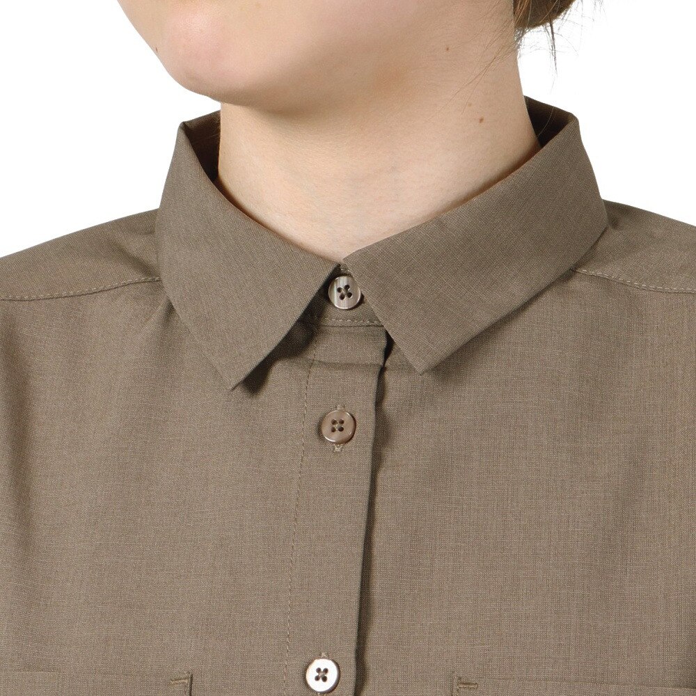 エルケクス（ELKEX）（レディース）ECO DRY シャツ EKL2S14150 BRN