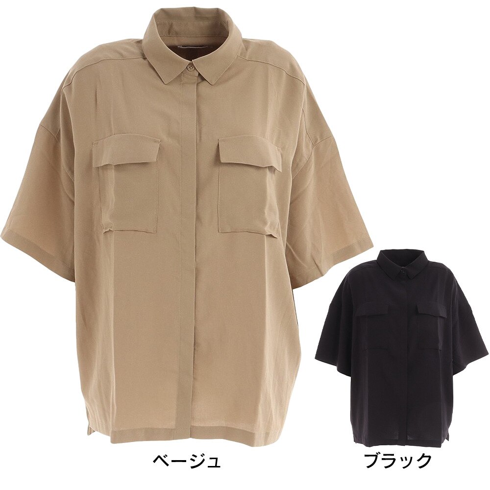 エルケクス（ELKEX）（レディース）ECOVERO シャツ EKL2SP4145 BEG
