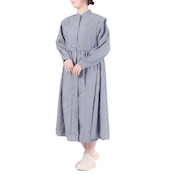 (レディース)ロングシャツ ワンピース 31800603-NVYOFF