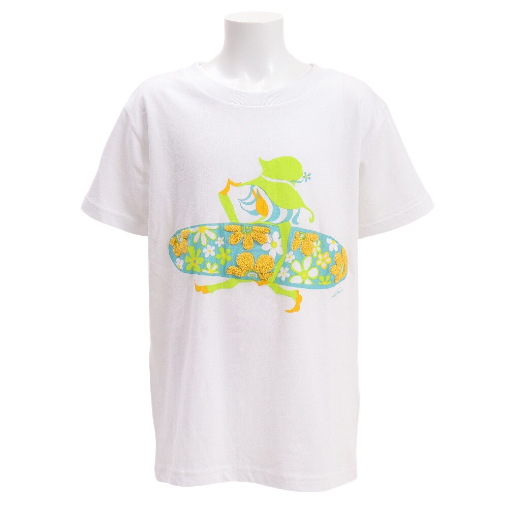  【多少の傷汚れありの為大奉仕】キッズ Tシャツ 2061401WHT