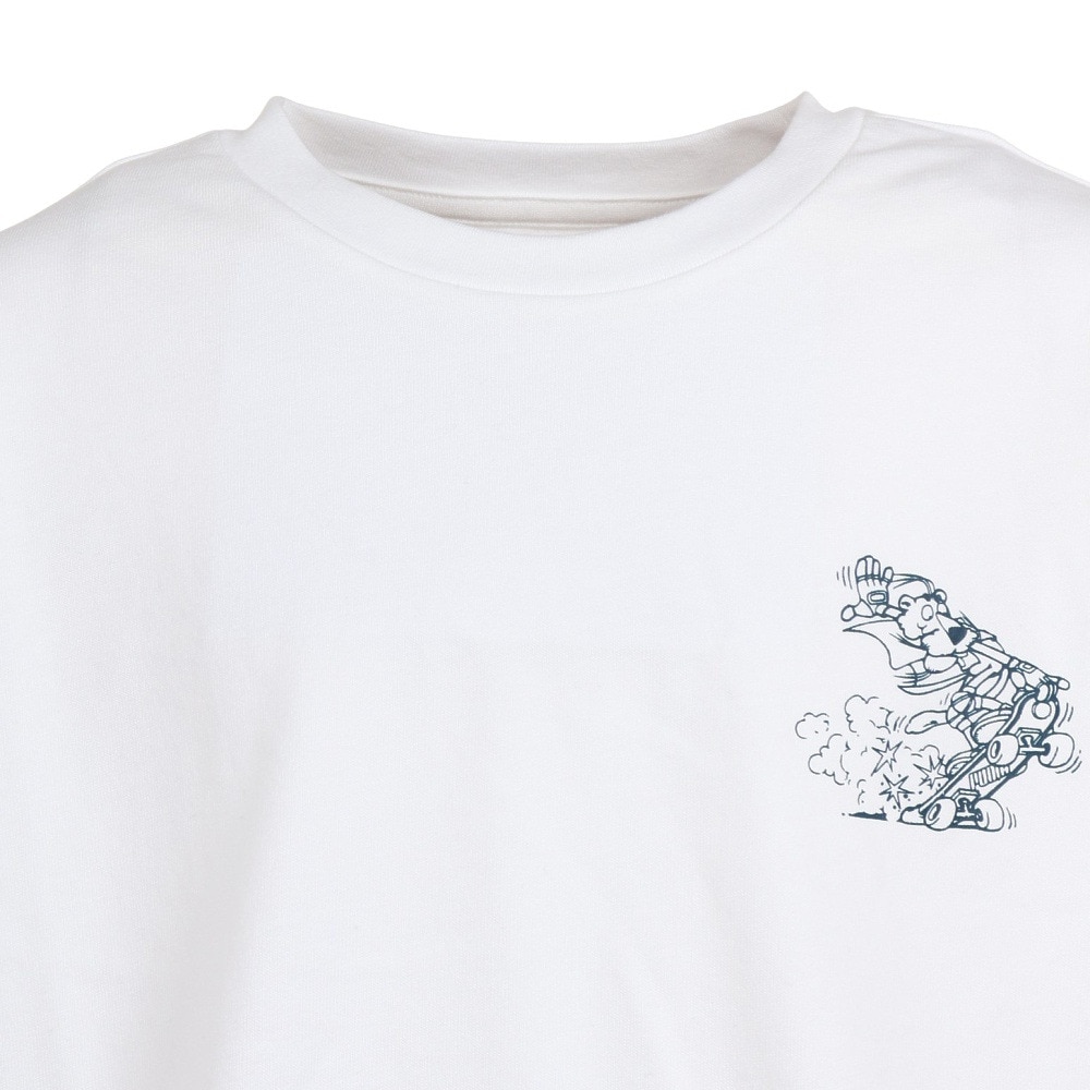 プーマ（PUMA）（キッズ）ジュニア SUPER PUMA 長袖Tシャツ 674809 02 WHT