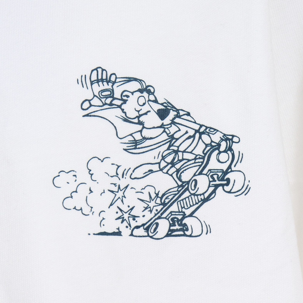 プーマ（PUMA）（キッズ）ジュニア SUPER PUMA 長袖Tシャツ 674809 02 WHT