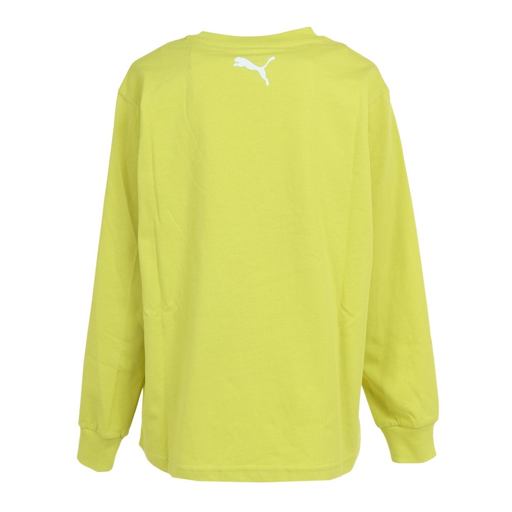 プーマ（PUMA）（キッズ）ジュニア SUPER PUMA 長袖Tシャツ 674809 33 LGRN