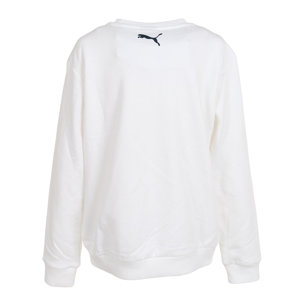 プーマ（PUMA）（キッズ）ジュニア SUPER PUMA クルースウェット 674811 02 WHT