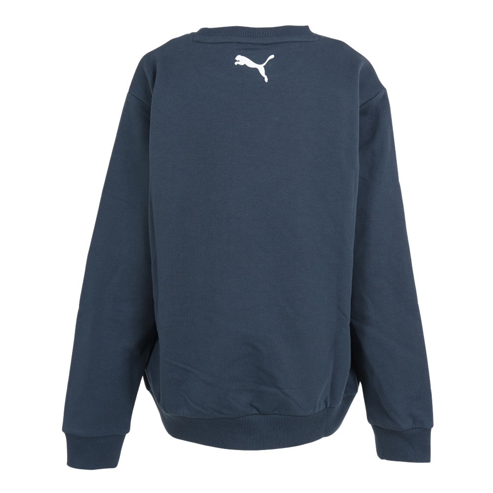 プーマ（PUMA）（キッズ）ジュニア SUPER PUMA クルースウェット 674811 16 NVY