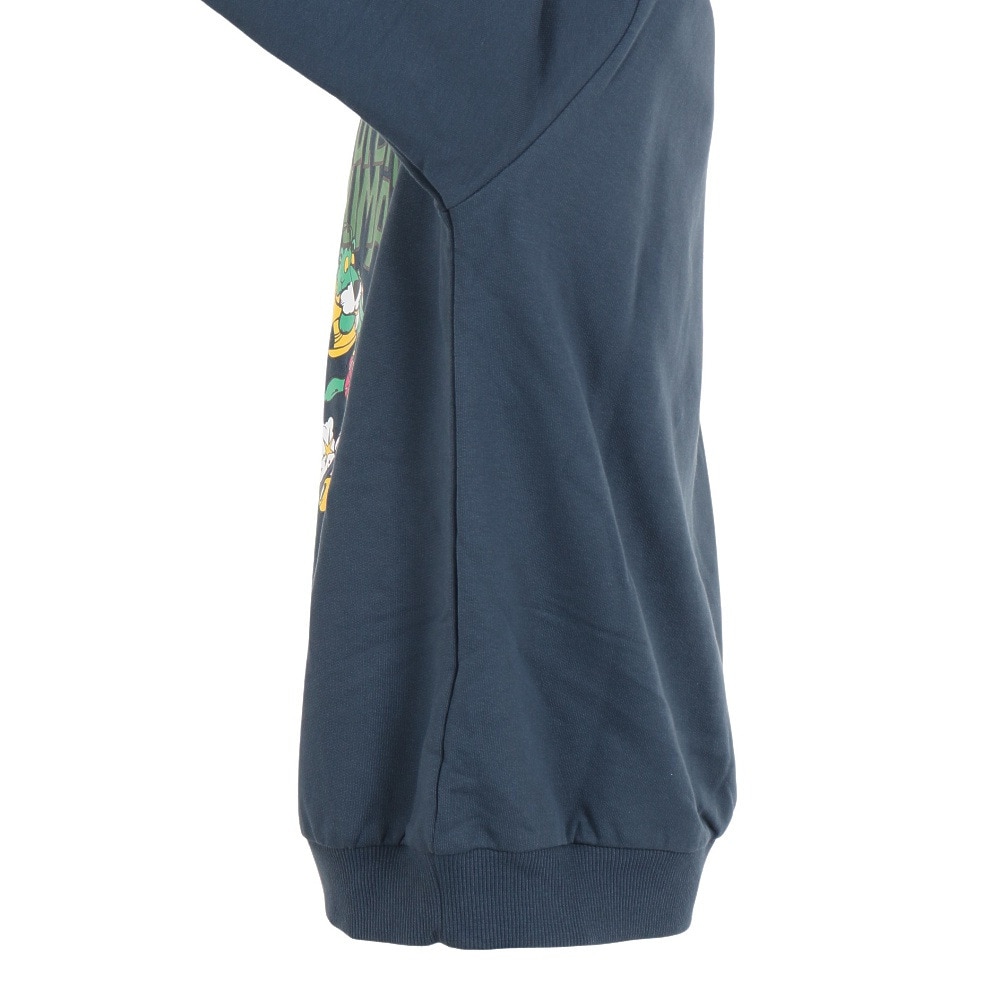 プーマ（PUMA）（キッズ）ジュニア SUPER PUMA クルースウェット 674811 16 NVY