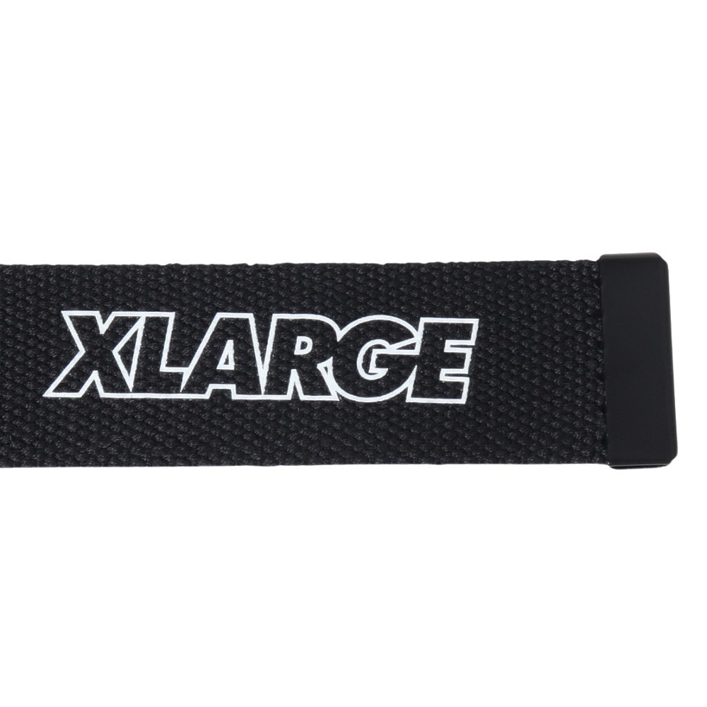 エクストララージ（XLARGE）（メンズ）スタンダードロゴ EZ LOC ベルト 101234054002-BLACK