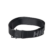 (メンズ)HFF ロゴ ベルト 88000121 BLK