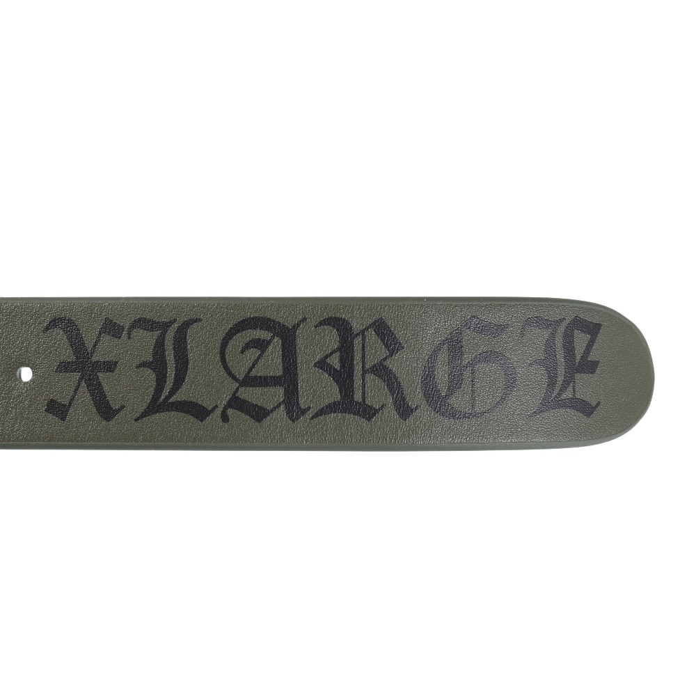 エクストララージ（XLARGE）（メンズ）LEATHER ベルト 101242054008-OLIVE
