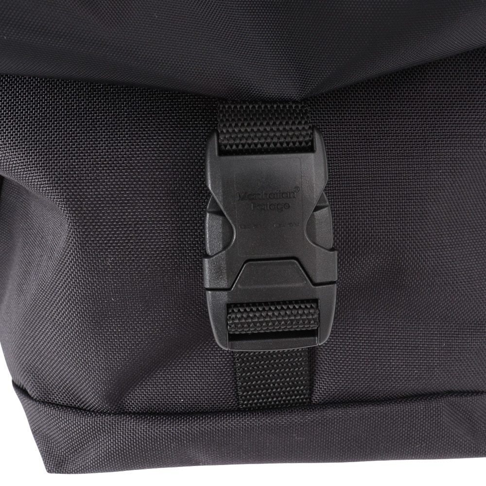 マンハッタンポーテージ（ManhattanPortage）（メンズ、レディース、キッズ）ナイロン メッセンジャーバッグ フラップ ジッパーポケット MP1603FZP BLACK