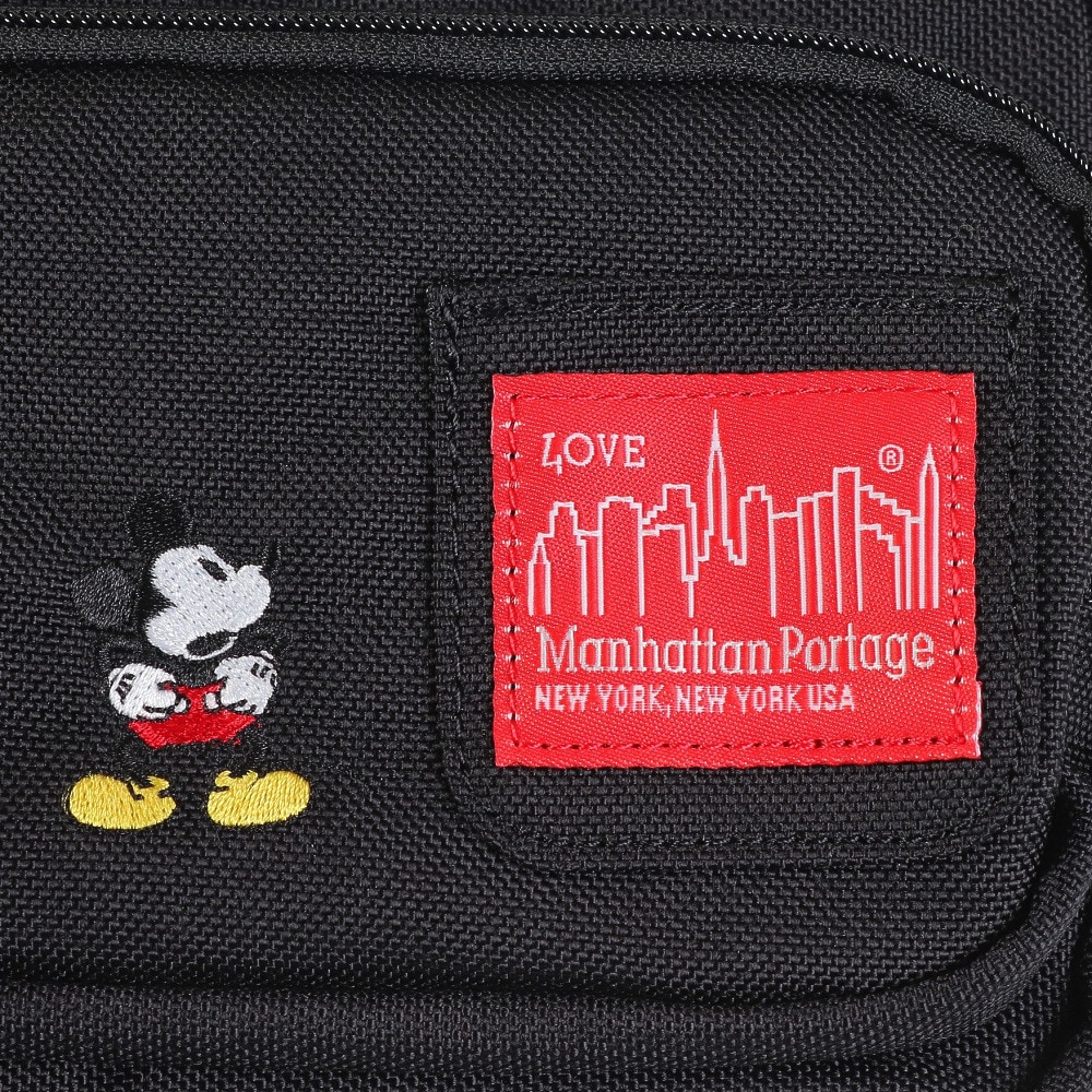 マンハッタンポーテージ（ManhattanPortage）（メンズ、レディース、キッズ）The Broome ショルダーバッグ ミッキーマウス MP1496MIC23 BLACK