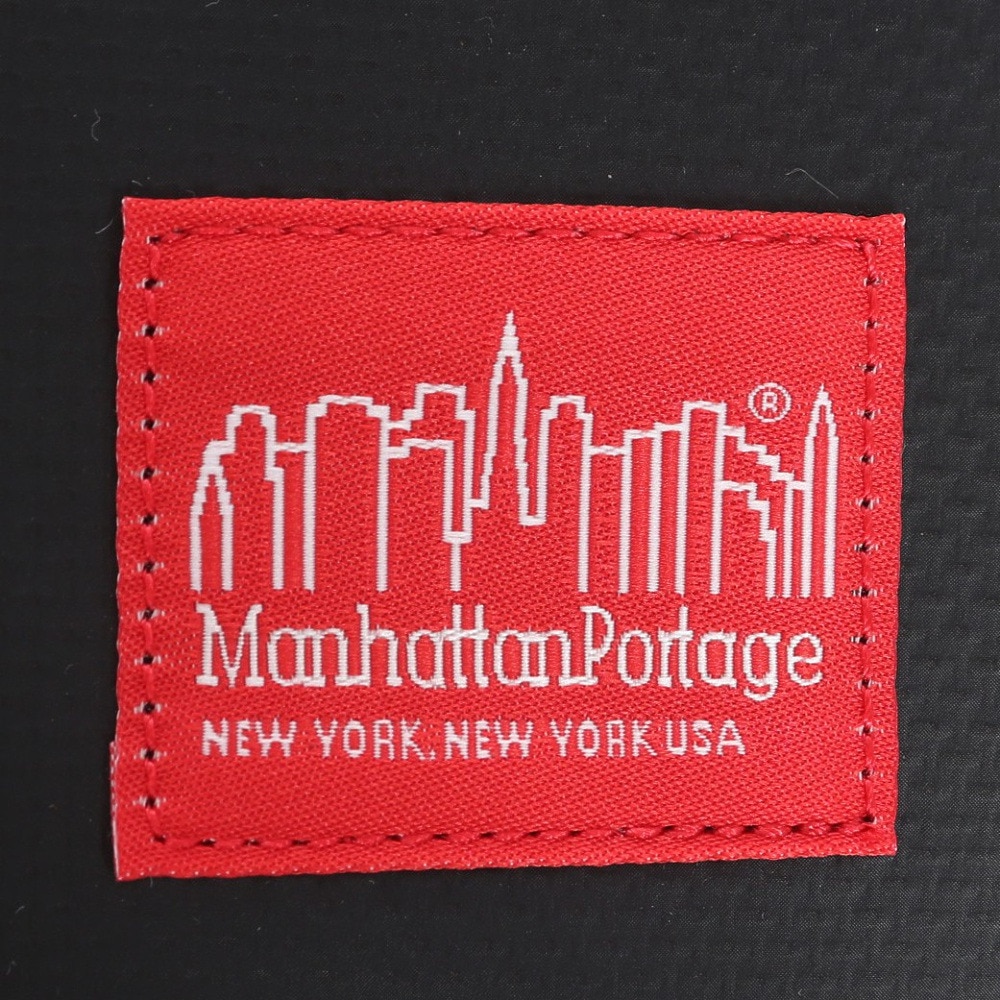 マンハッタンポーテージ（ManhattanPortage）（メンズ、レディース）Vinyl Harlem ショルダー バック MP1084MVL BLACK