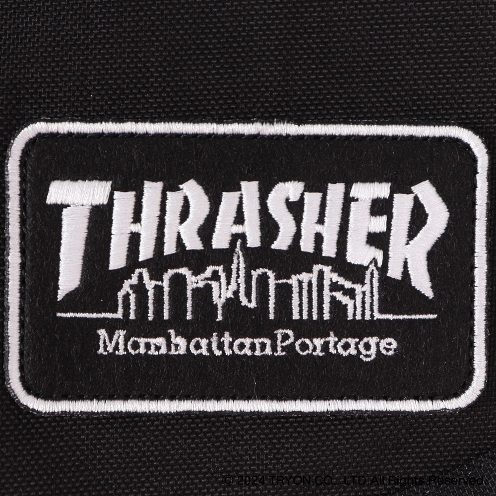 マンハッタンポーテージ（ManhattanPortage）（メンズ、レディース）ナイロン メッセンジャーバッグ Embroidered Patch THRASHER MP1605JRFZP-EPTHRASHER