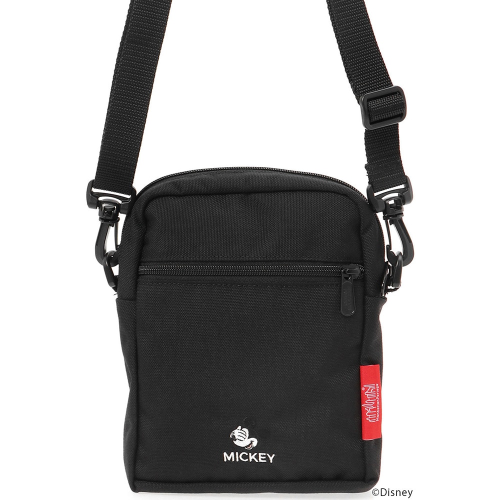 マンハッタンポーテージ（ManhattanPortage）（メンズ、レディース）ミッキーマウス ショルダー バッグ City Light Bag 24/Mickey MP1403PLMIC24 BLACK
