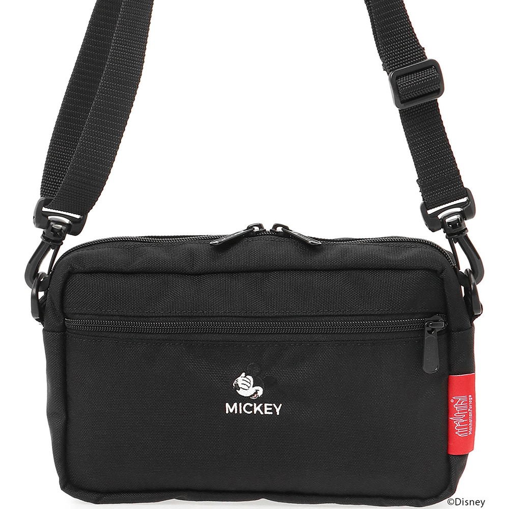 マンハッタンポーテージ（ManhattanPortage）（メンズ、レディース）ミッキーマウス ショルダー バッグ Jogger Bag 24/Mickey MP1404LMIC24 BLACK
