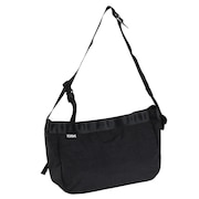 (メンズ、レディース)NEWSPAPER メッセンジャーバッグ SM JP198 BLACK CRINKLE