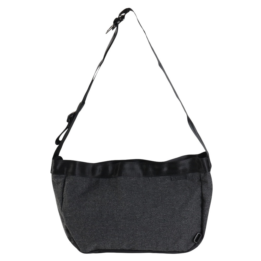 クロム（CHROME）（メンズ、レディース）NEWSPAPER メッセンジャーバッグ SM JP198 BLACK HERRINBONE