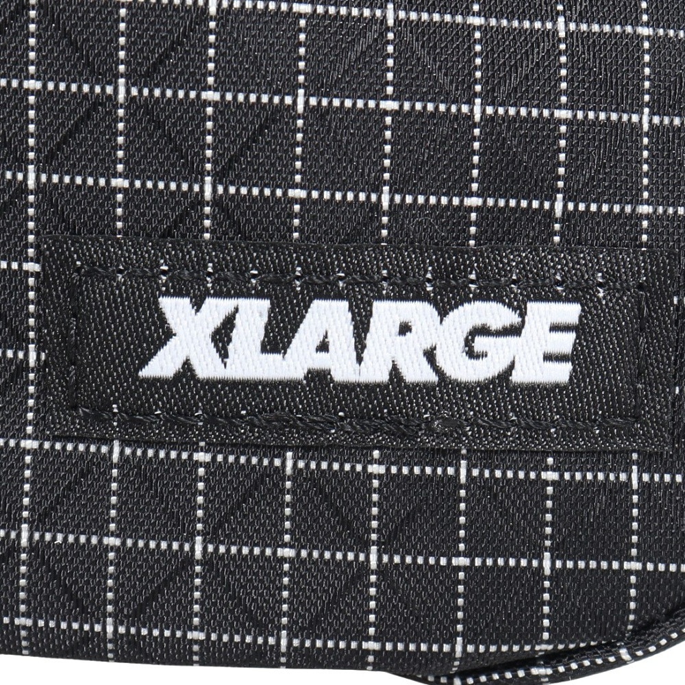 エクストララージ（XLARGE）（メンズ、レディース）リップストップ スクエア ショルダーバッグ 101251053001-BLACK