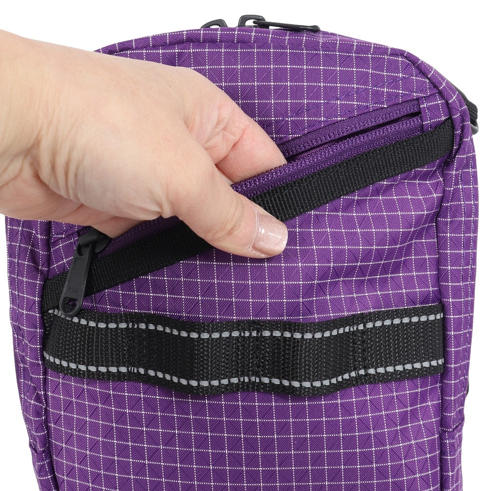 エクストララージ（XLARGE）（メンズ、レディース）リップストップ スクエア ショルダーバッグ 101251053001-PURPLE