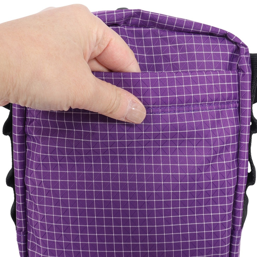 エクストララージ（XLARGE）（メンズ、レディース）リップストップ スクエア ショルダーバッグ 101251053001-PURPLE