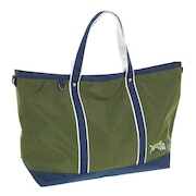 (メンズ、レディース)CORDURA ワイド トートバッグ 101231053004-GREEN