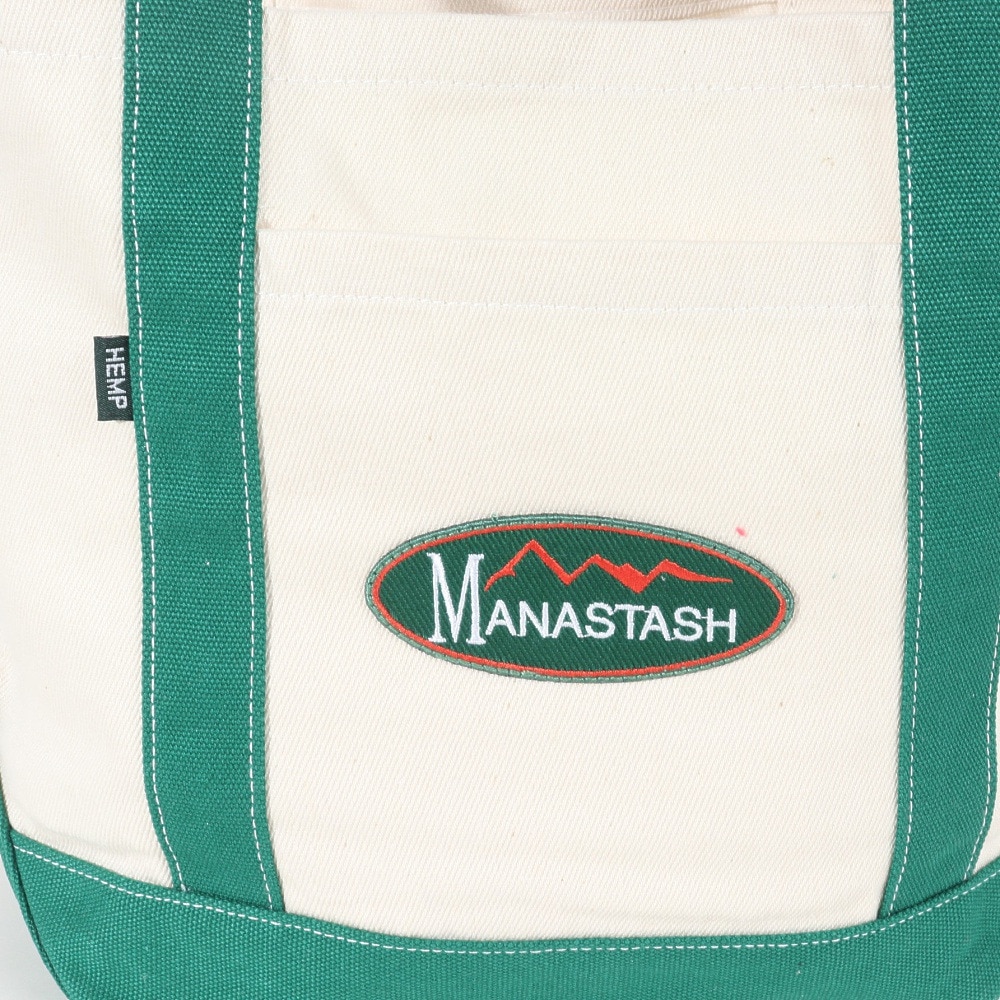 マナスタッシュ（MANASTASH）（メンズ）マナヘンプトートバッグ スモール 792-3976005 GREEN