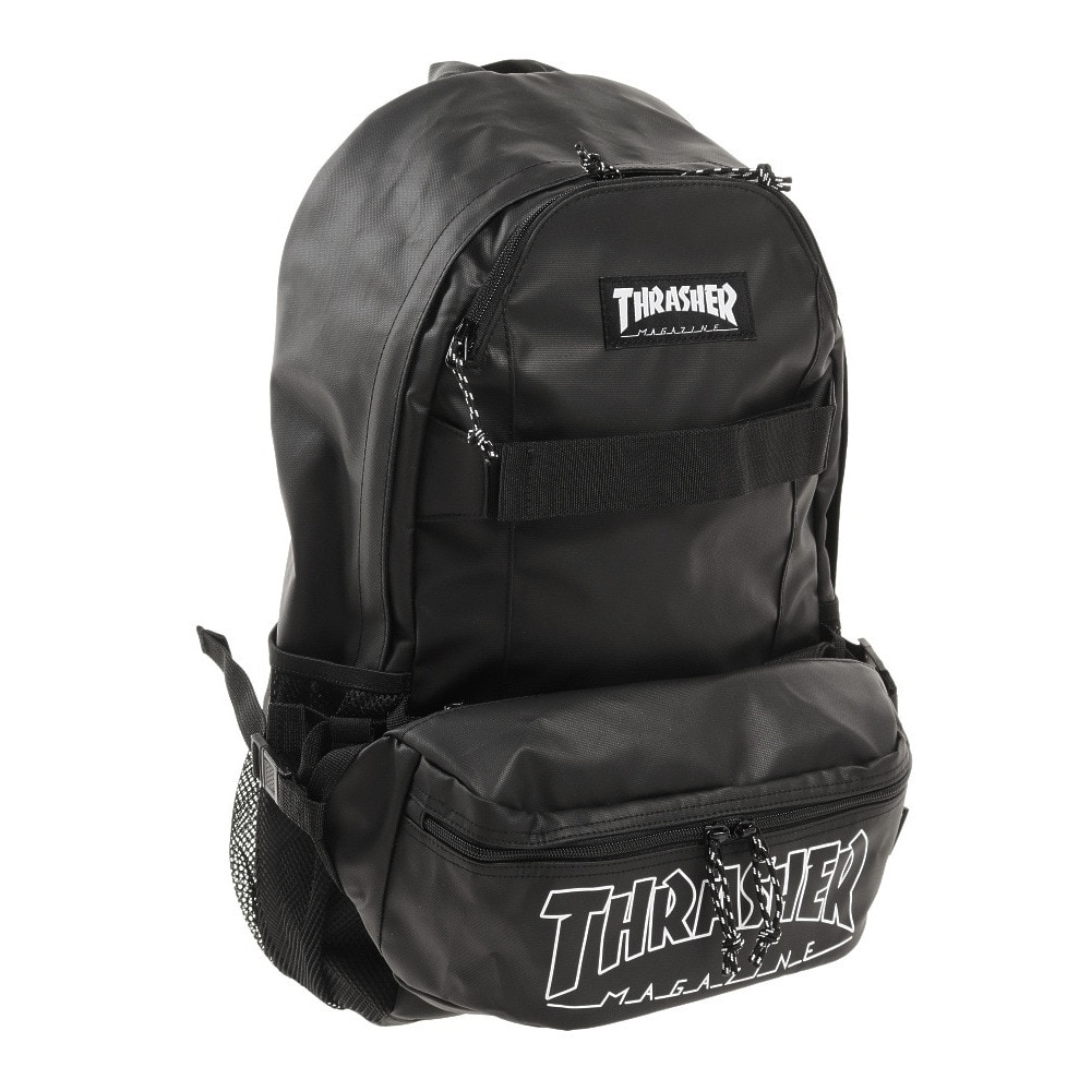 スラッシャー（THRASHER）（メンズ、レディース）バックパック&ウエストバッグ THR-200BKWT