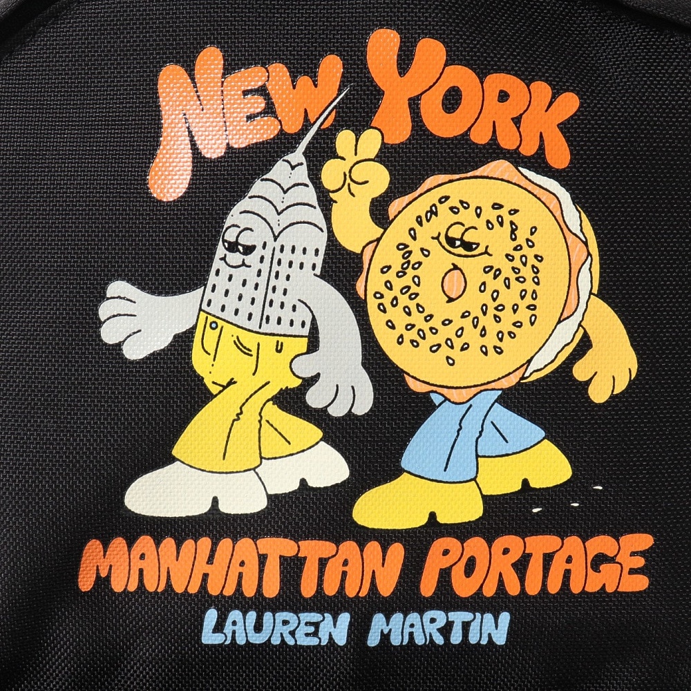 マンハッタンポーテージ（ManhattanPortage）（メンズ、レディース）ローレンマーティン バックパック MP1210JR2LAUREN BLACK