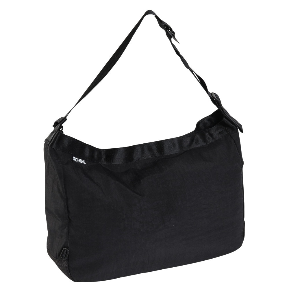 クロム（CHROME）（メンズ、レディース）NEWSPAPER メッセンジャーバッグ JP197 BLACK CRINKLE