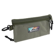 (メンズ)クリアポケットポーチ 792-3976006 OLIVE