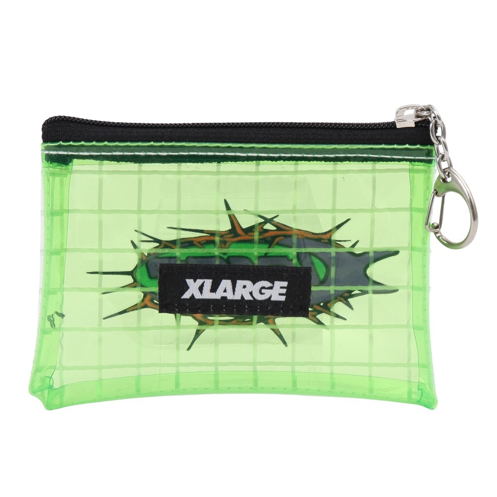 エクストララージ（XLARGE）（メンズ）財布 ミニケース GRAFFITI コインパース 101242054005-GREEN