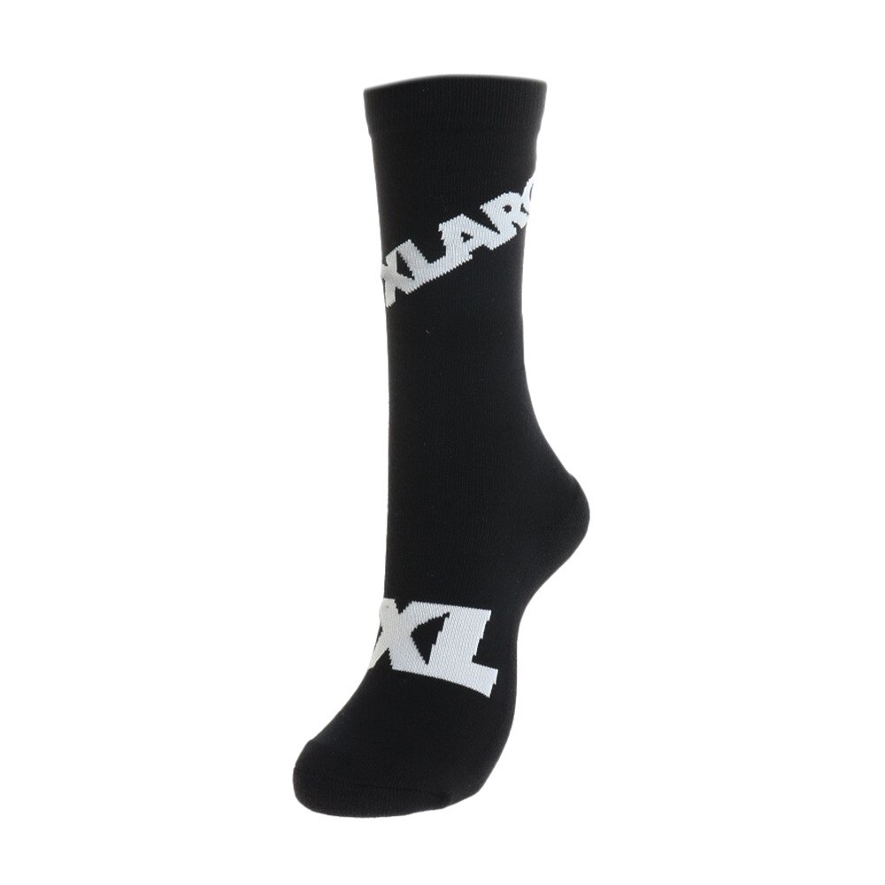  ランダムロゴソックス 01201021-BLK
