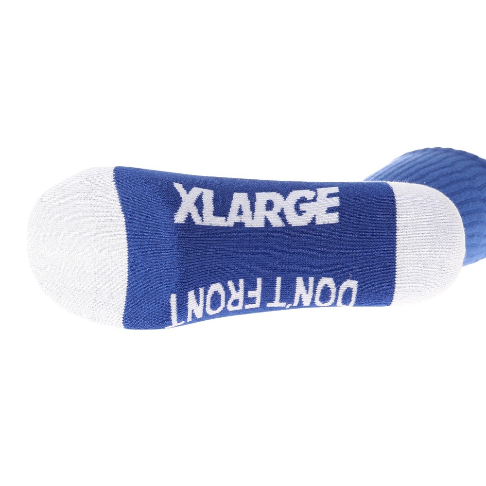 エクストララージ（XLARGE）（メンズ）OG BOX EMBROIDERED ソックス 101231054004-BLUE