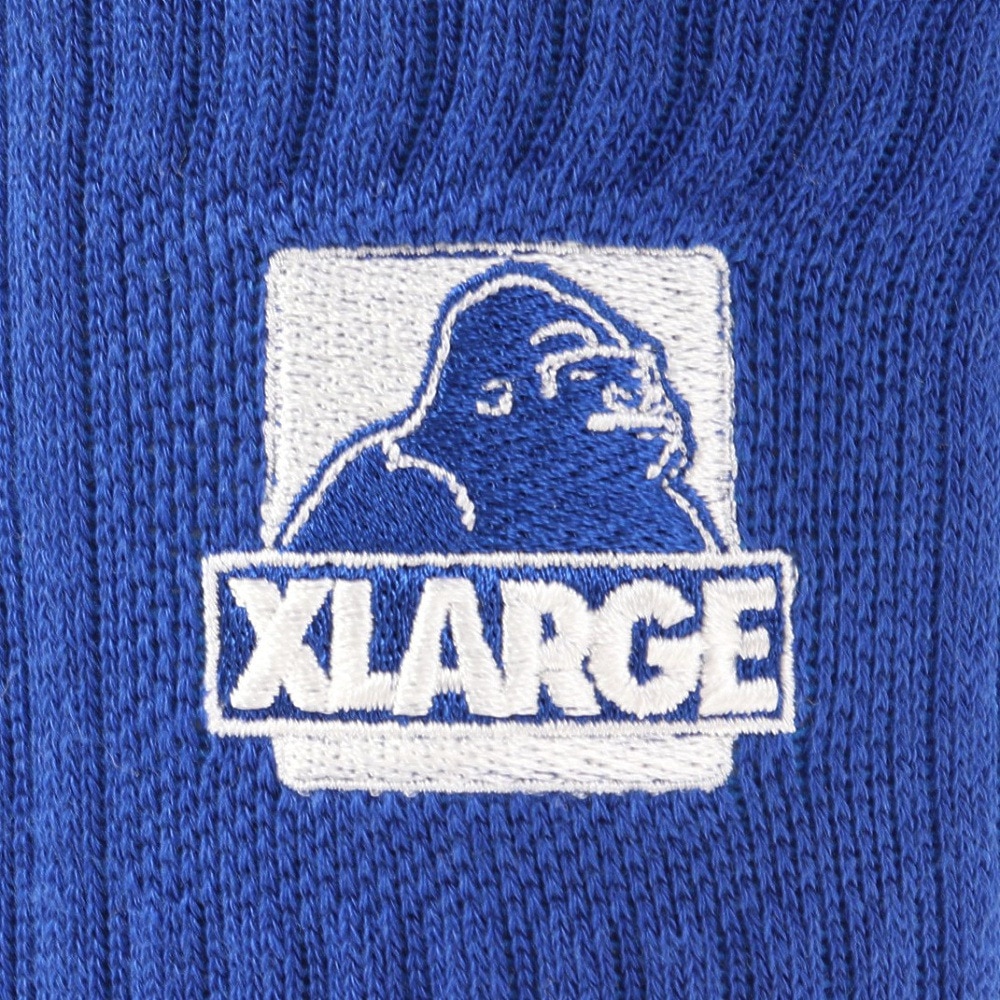 エクストララージ（XLARGE）（メンズ）OG BOX EMBROIDERED ソックス 101231054004-BLUE