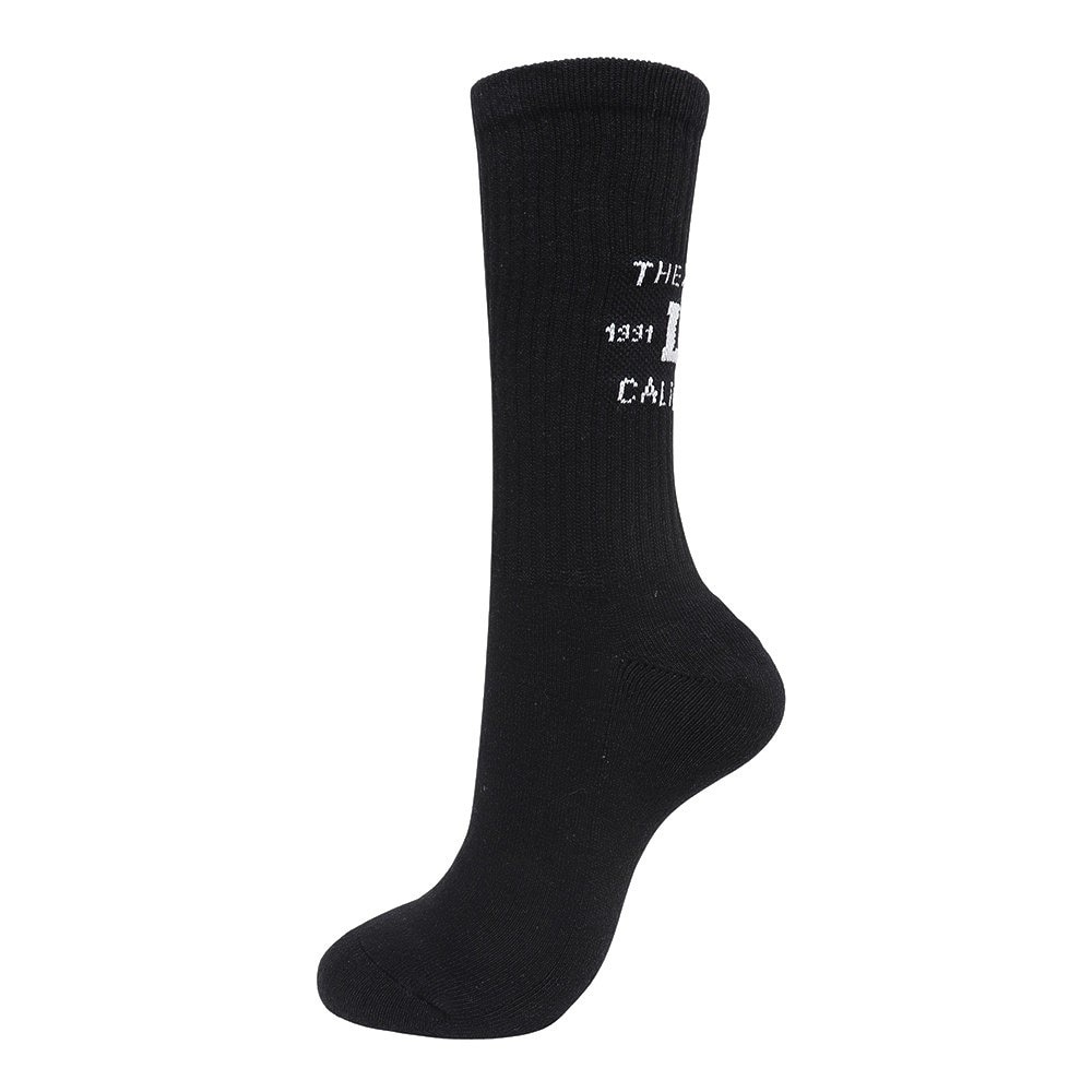 エクストララージ（XLARGE）（メンズ）靴下 カレッジロゴソックス 101231054009-BLACK