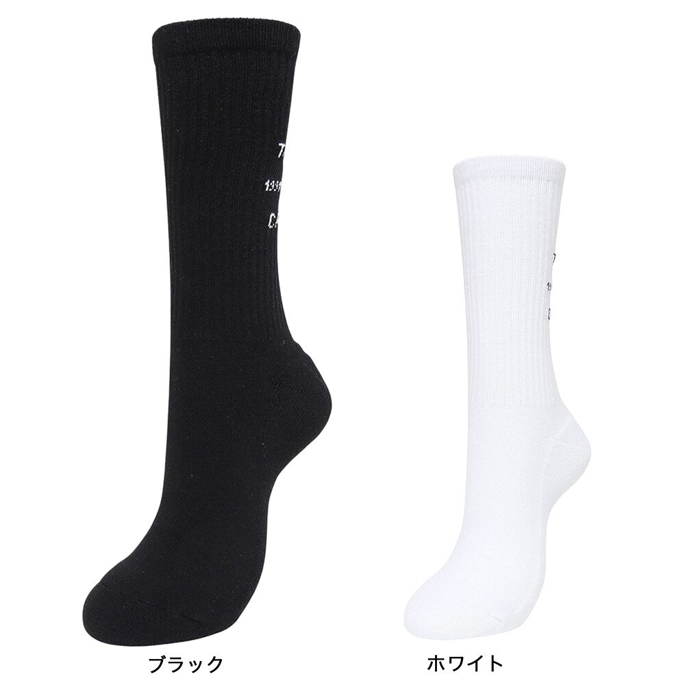 エクストララージ（XLARGE）（メンズ）靴下カレッジロゴソックス 101231054009-WHITE