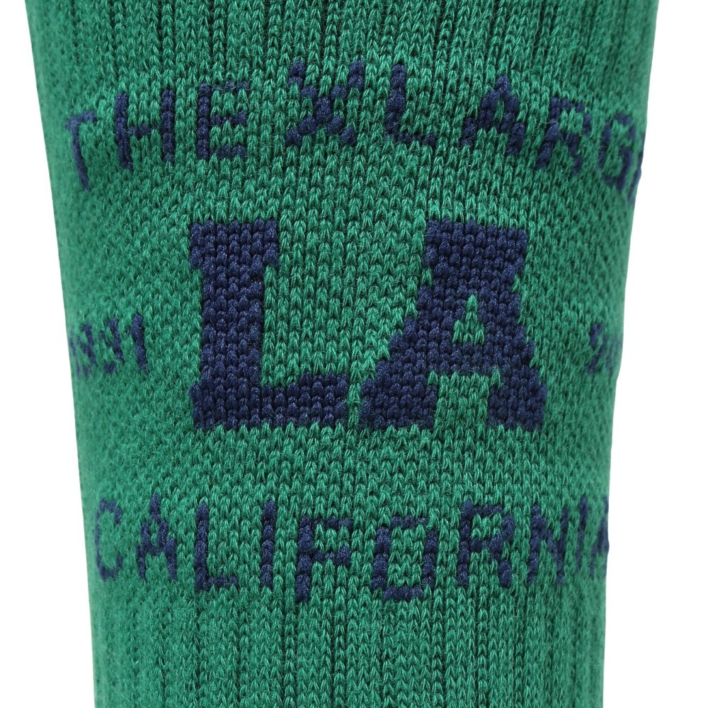 エクストララージ（XLARGE）（メンズ）靴下 カレッジロゴソックス 101231054009-GREEN