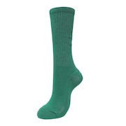 (メンズ)靴下 カレッジロゴソックス 101231054009-GREEN