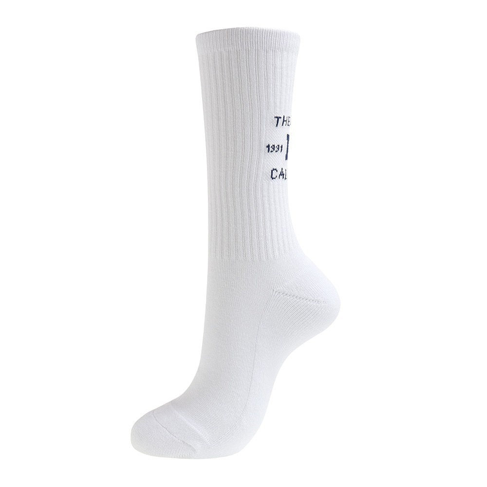 エクストララージ（XLARGE）（メンズ）靴下カレッジロゴソックス 101231054009-WHITE