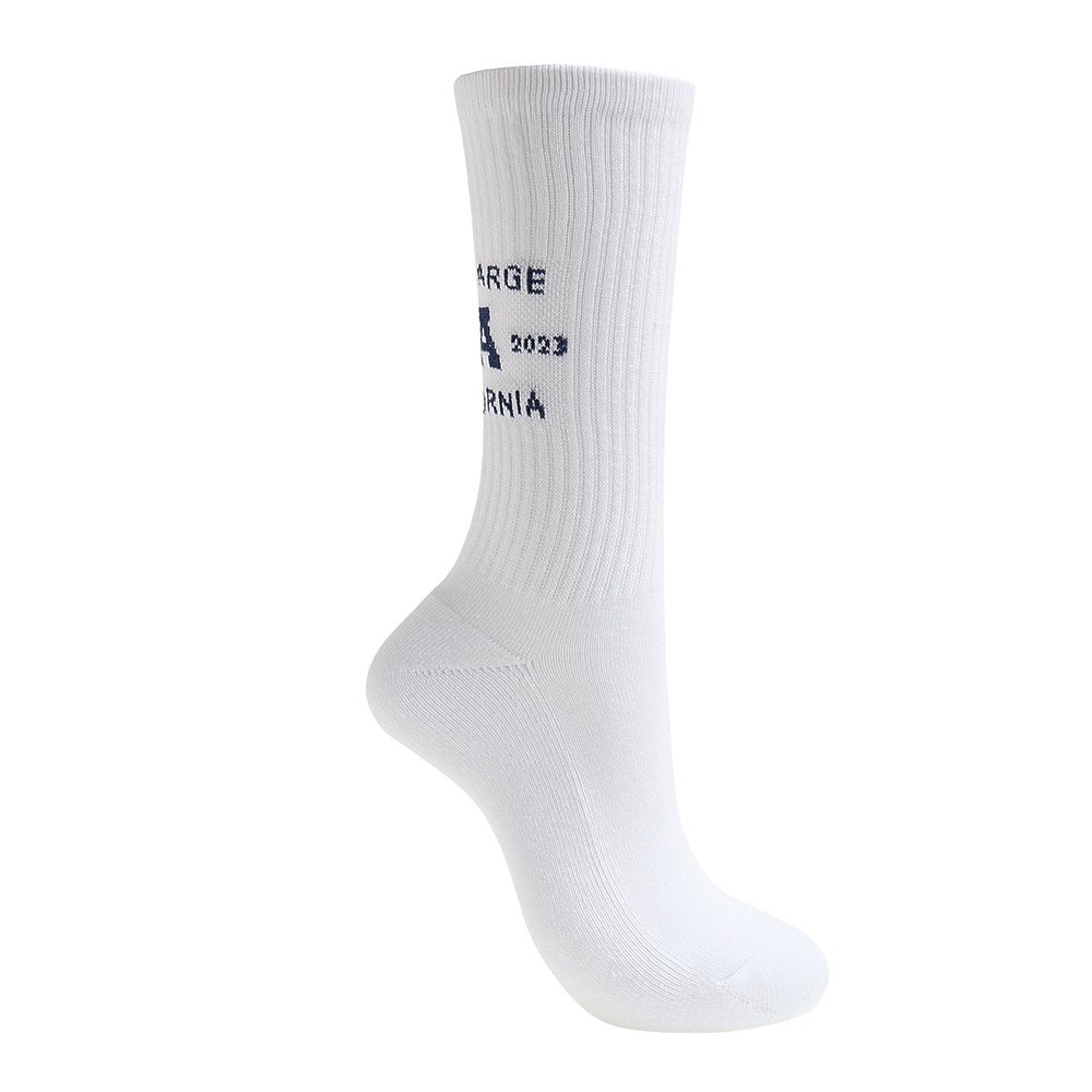 エクストララージ（XLARGE）（メンズ）靴下カレッジロゴソックス 101231054009-WHITE