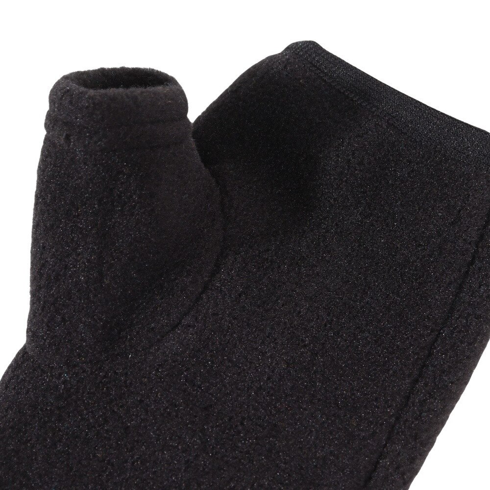マナスタッシュ（MANASTASH）（メンズ）ポーラテックフィンガーレスグローブ 792-3970005 BLACK