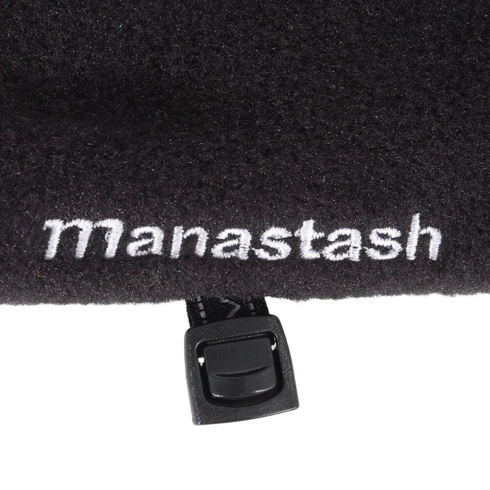 マナスタッシュ（MANASTASH）（メンズ）ポーラテックフィンガーレスグローブ 792-3970005 BLACK