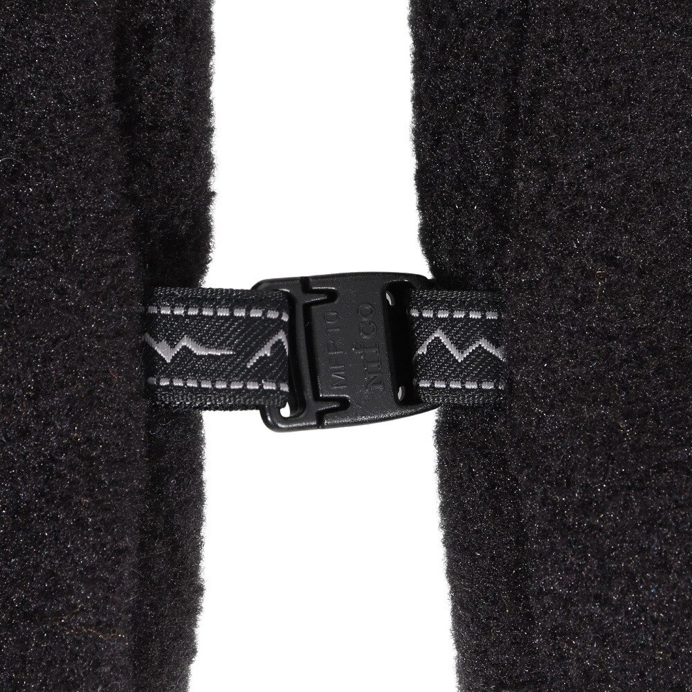 マナスタッシュ（MANASTASH）（メンズ）ポーラテックフィンガーレスグローブ 792-3970005 BLACK