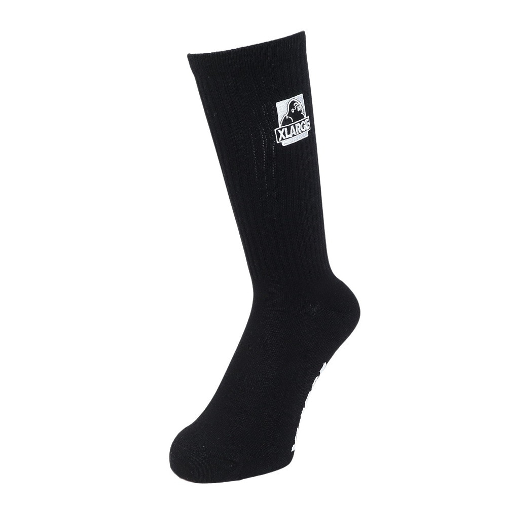 エクストララージ（XLARGE）（メンズ）OG EMBROIDERY ソックス 101241054005-BLACK