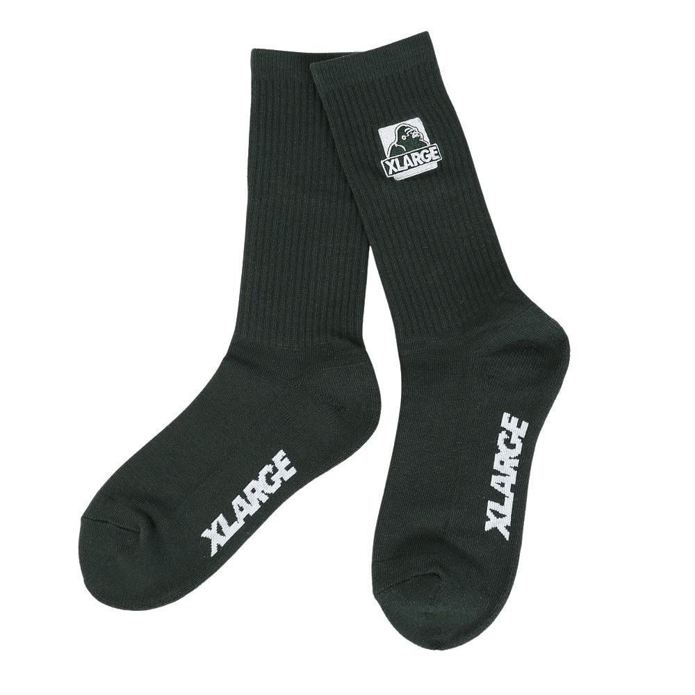 エクストララージ（XLARGE）（メンズ）OG EMBROIDERY ソックス 101241054005-GREEN