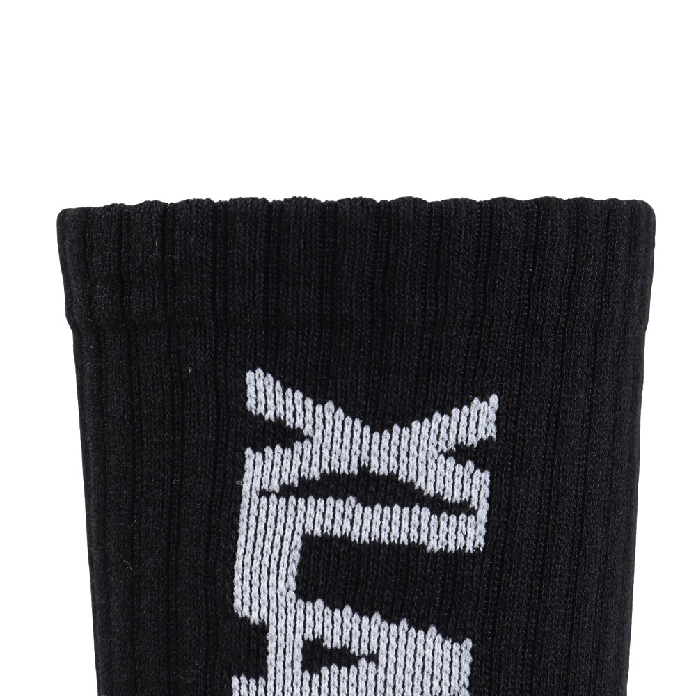エクストララージ（XLARGE）（メンズ）スタンダード ロゴ ソックス 101241054006-BLACK