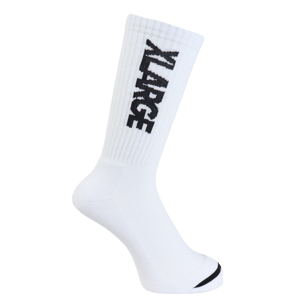 エクストララージ（XLARGE）（メンズ）スタンダード ロゴ ソックス 101241054006-WHITE