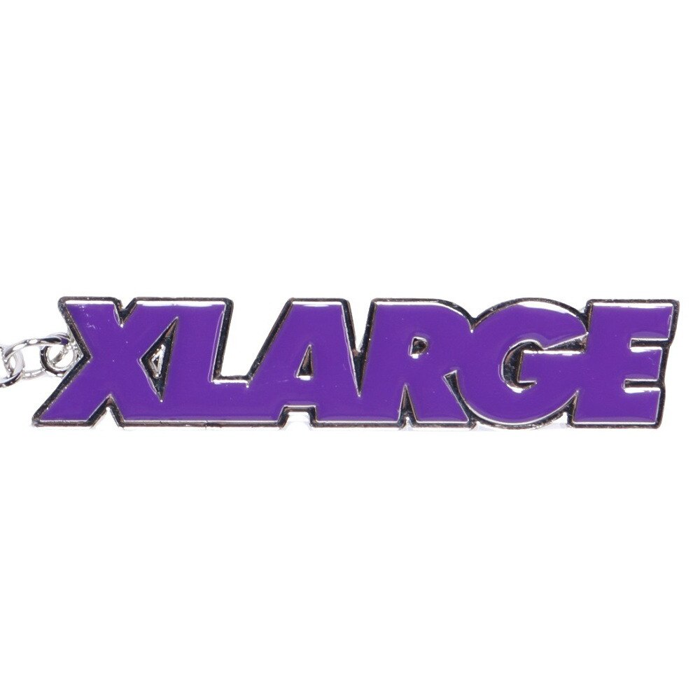 エクストララージ（XLARGE）（メンズ、レディース、キッズ）スタンダード ロゴ キーチェーン 101241054007-PURPLE