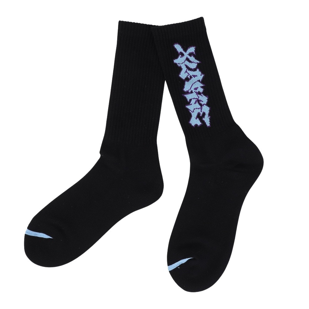 エクストララージ（XLARGE）（メンズ）GRAFFITI ロゴ ソックス 101241054010-BLACK